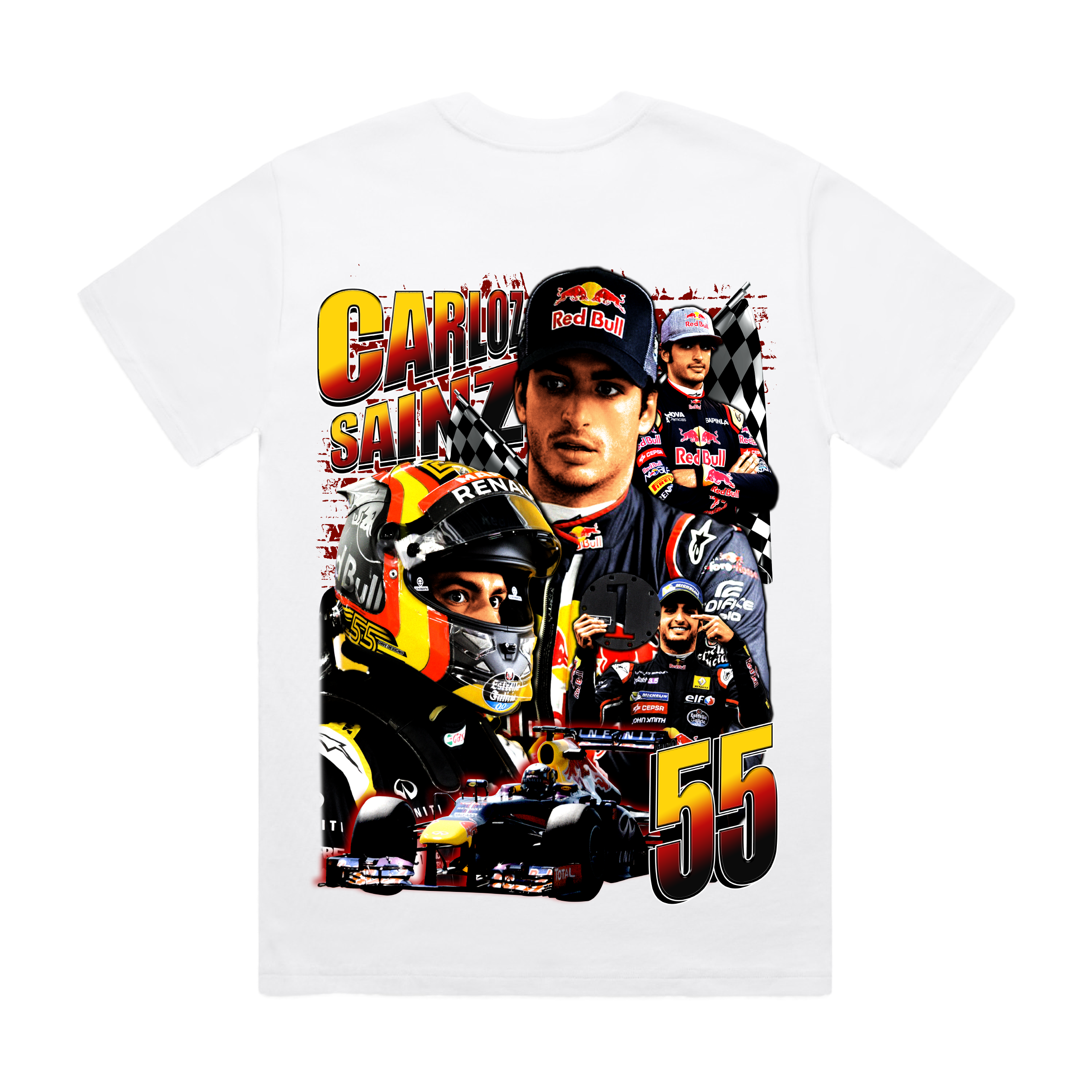 CARLOS SAINZ TEE (WHITE)