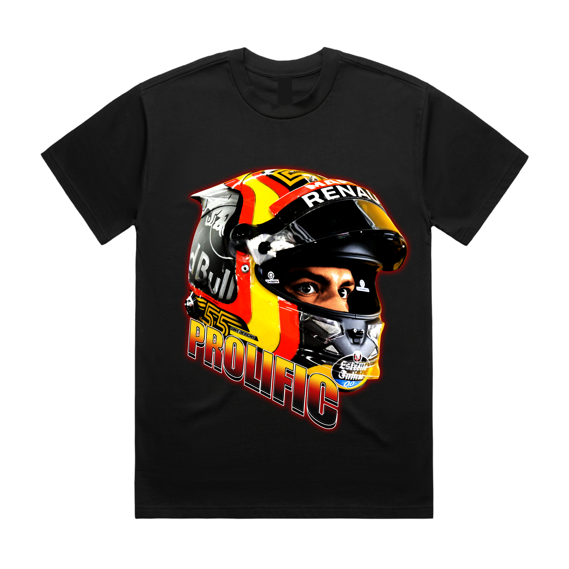 CARLOS SAINZ TEE (BLACK)