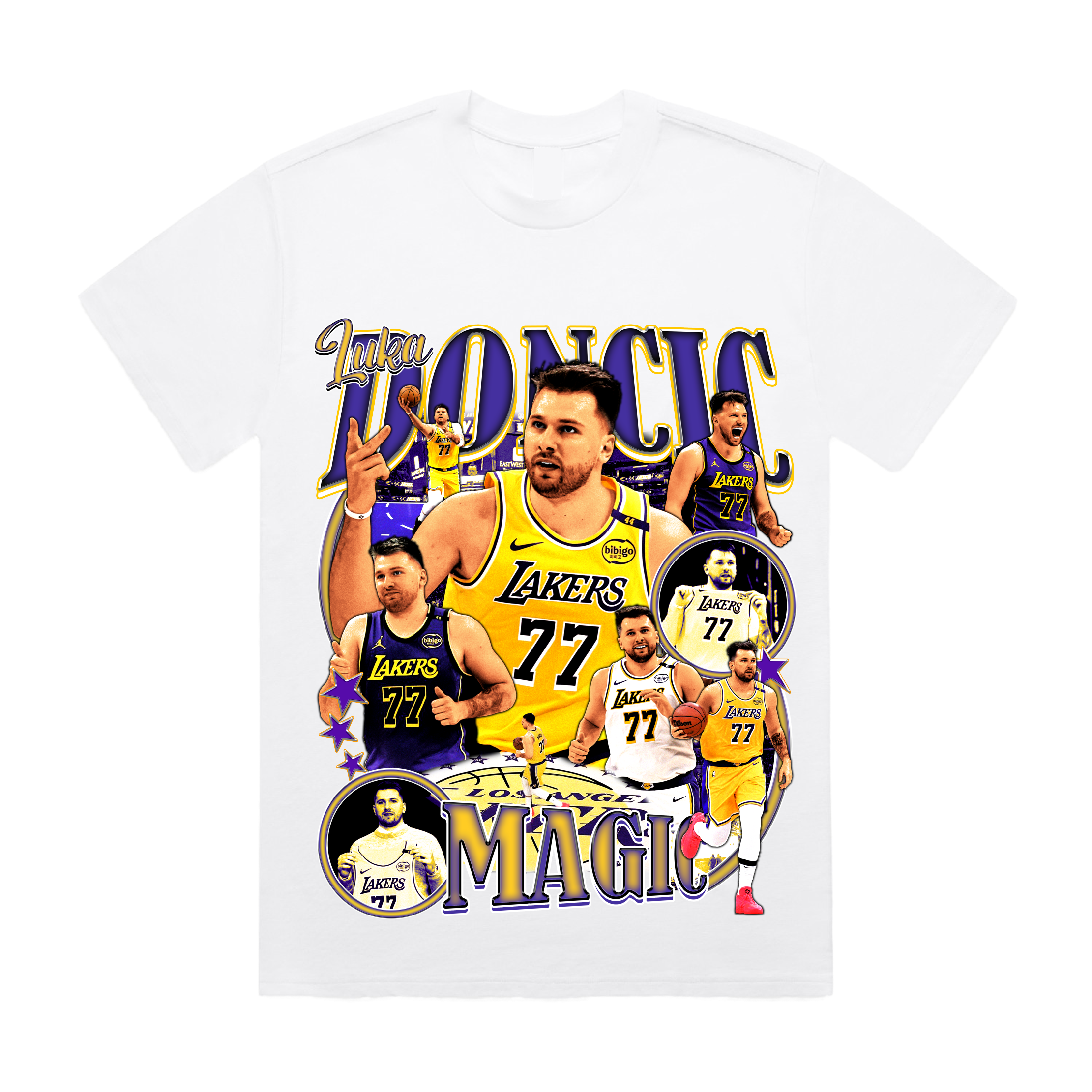 LUKA LAKERS TEE (WHITE)