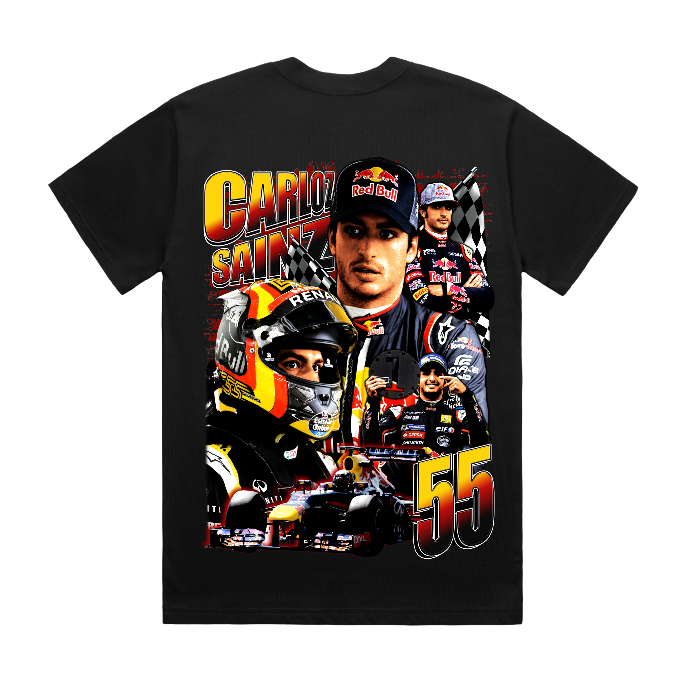 CARLOS SAINZ TEE (BLACK)