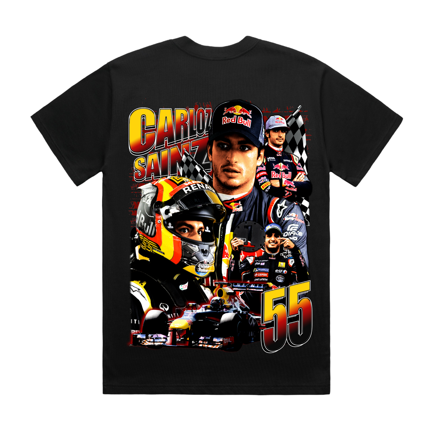 CARLOS SAINZ TEE (BLACK)