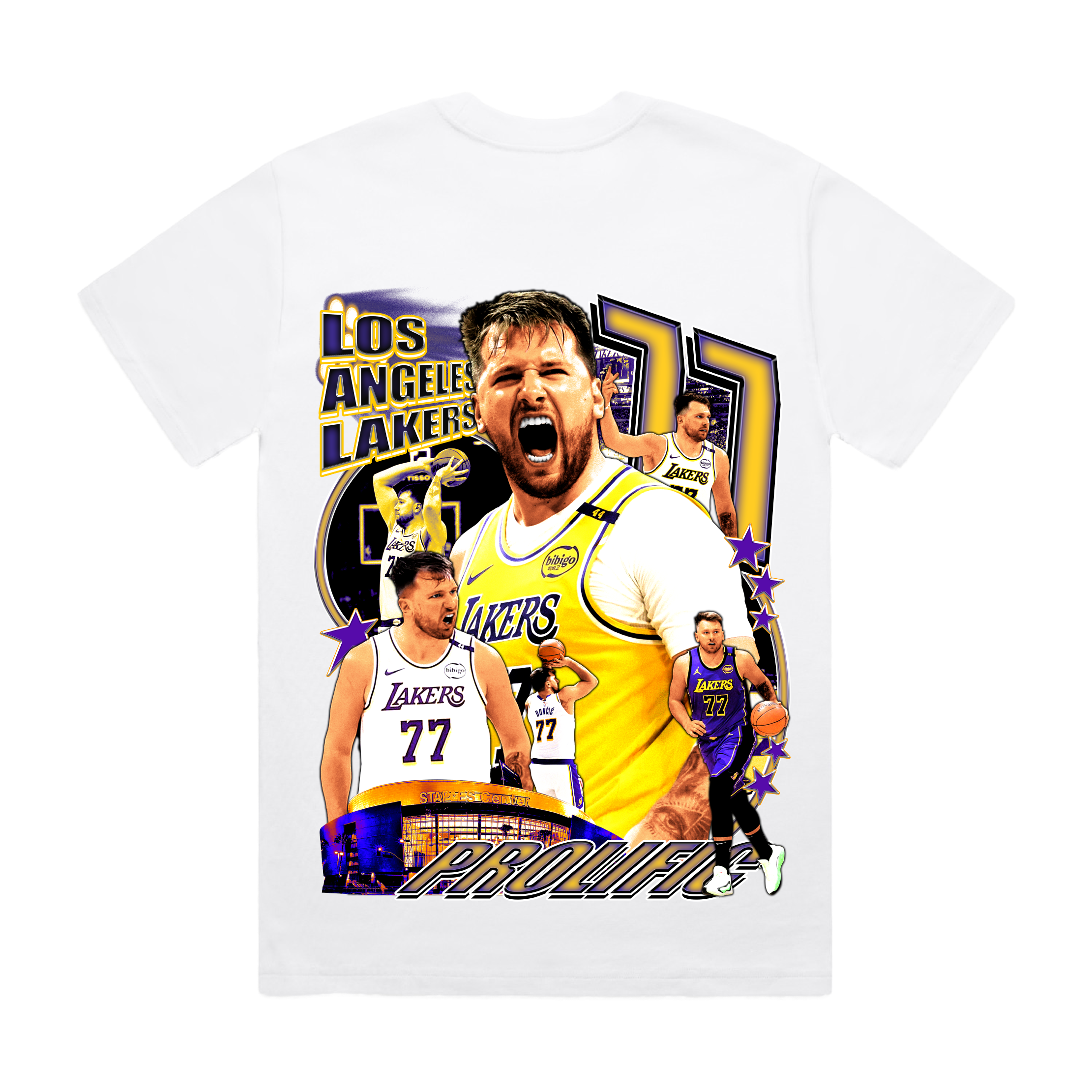 LUKA LAKERS TEE (WHITE)