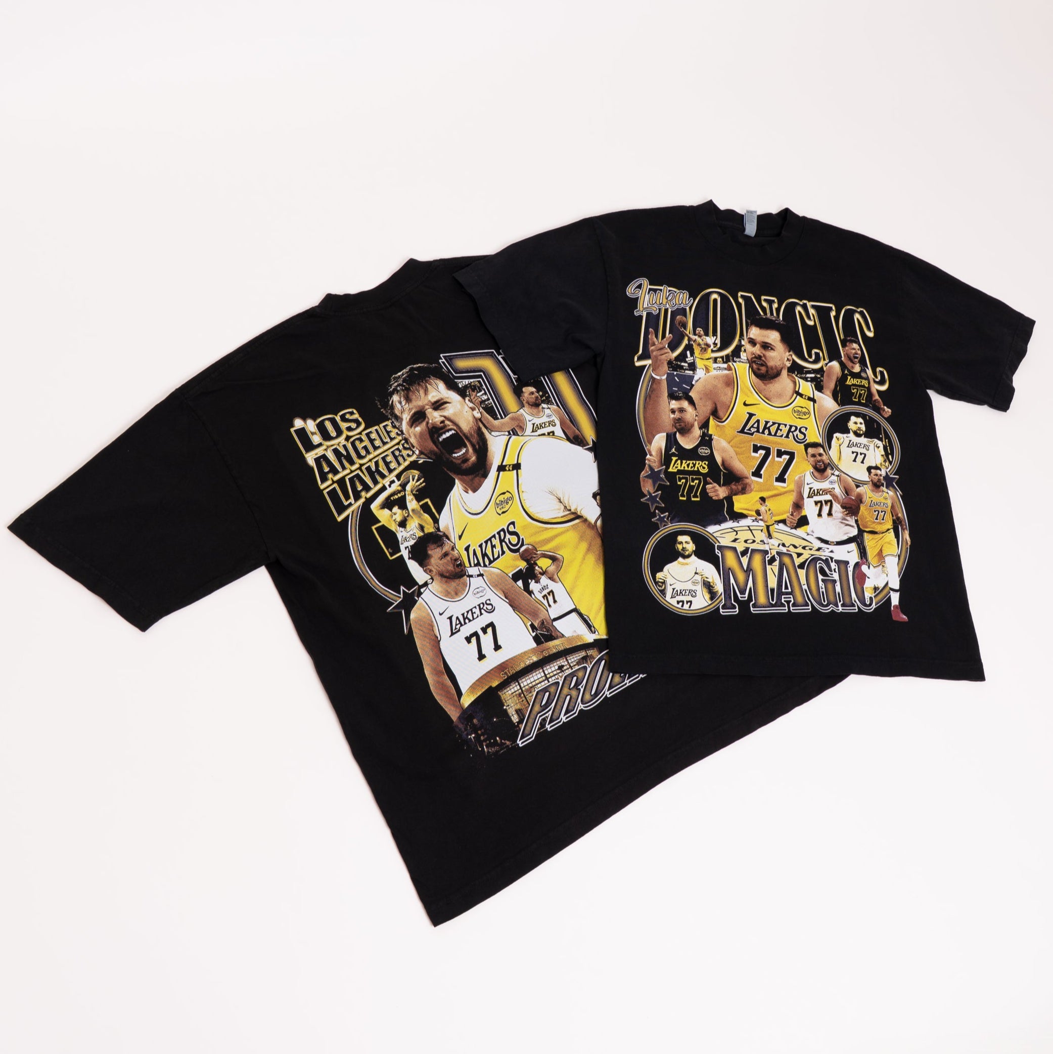 LUKA LAKERS TEE (BLACK)