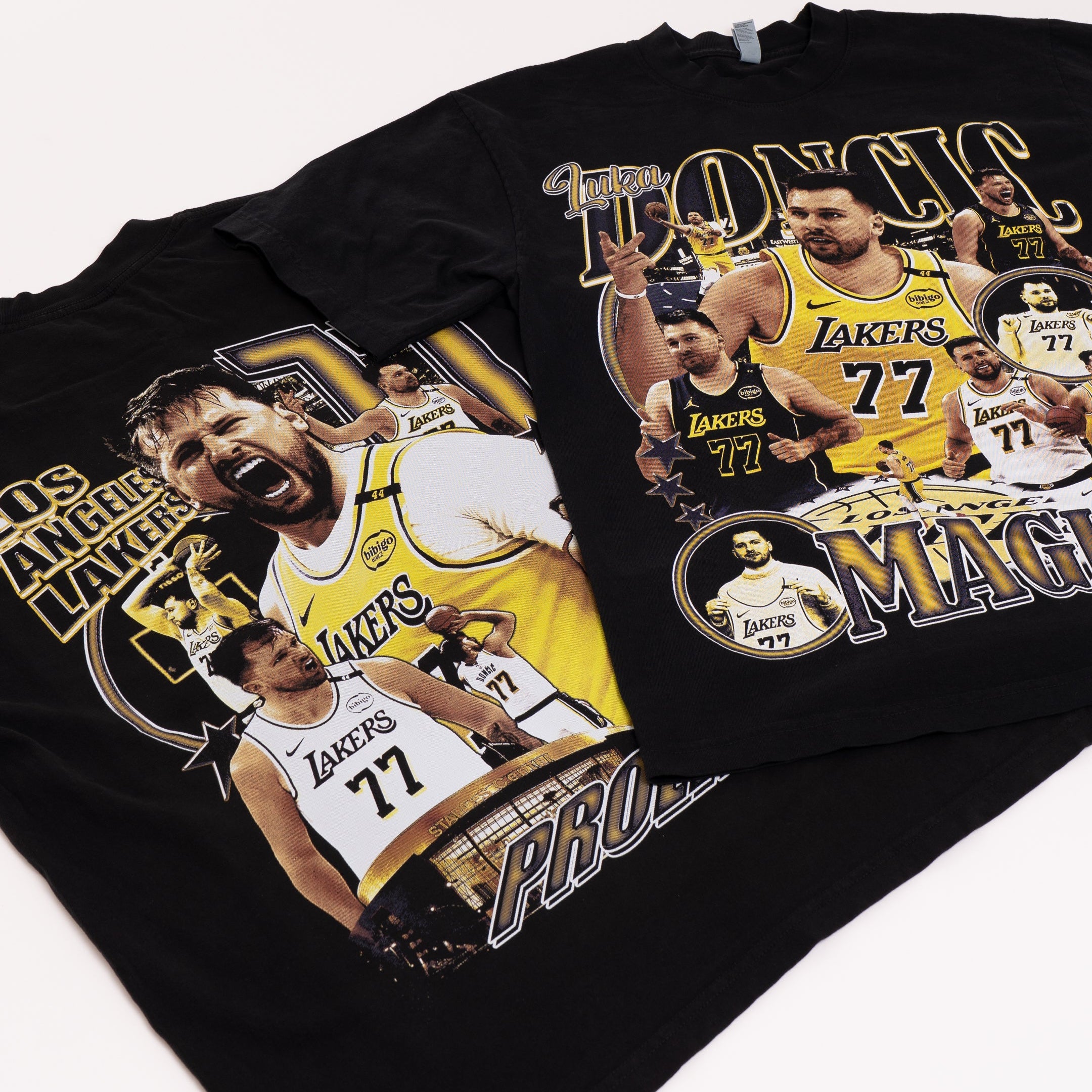 LUKA LAKERS TEE (BLACK)