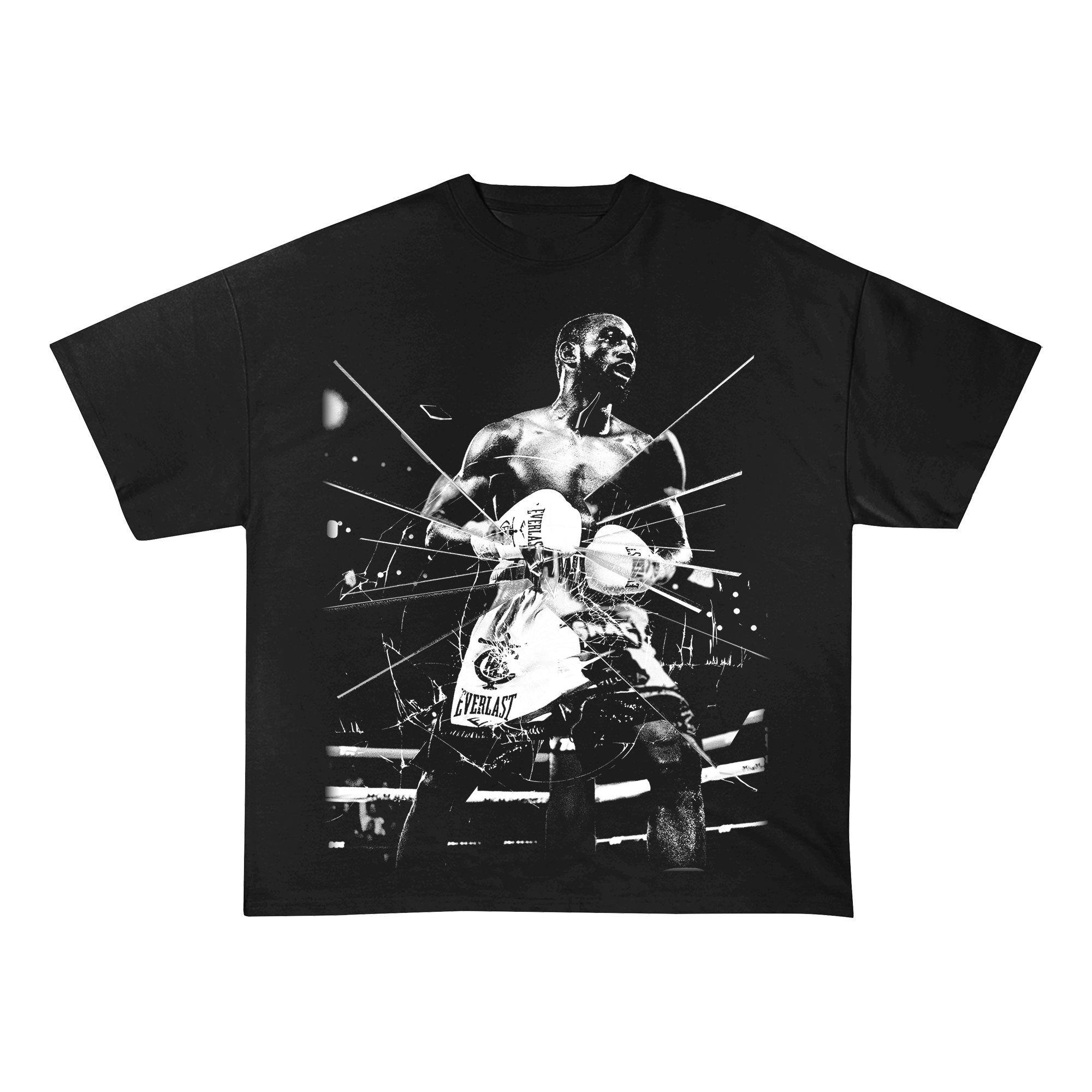 CRAWFORD SHATTERED TEE (BLACK)
