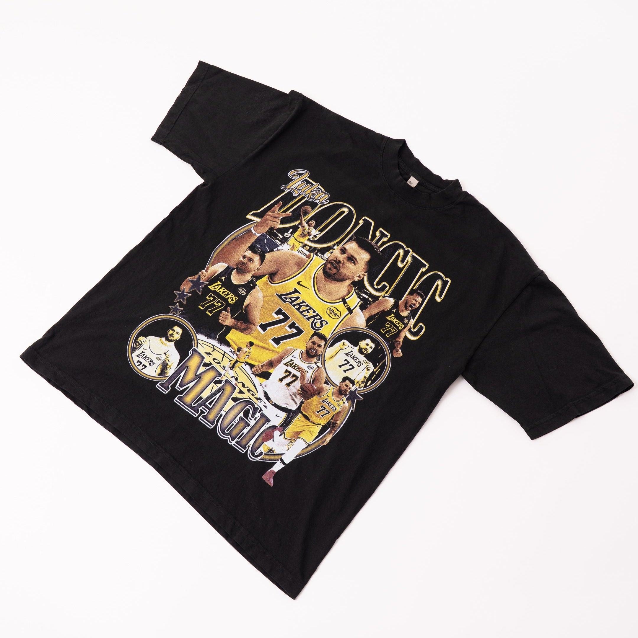 LUKA LAKERS TEE (BLACK)