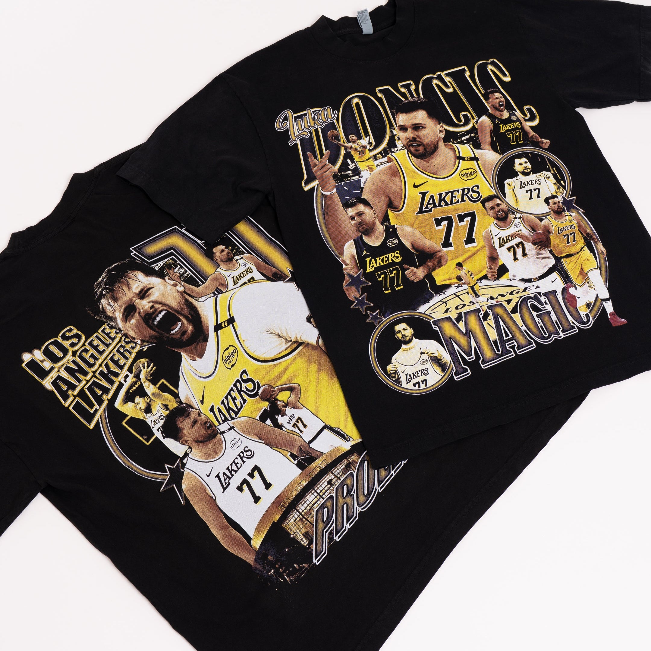 LUKA LAKERS TEE (BLACK)
