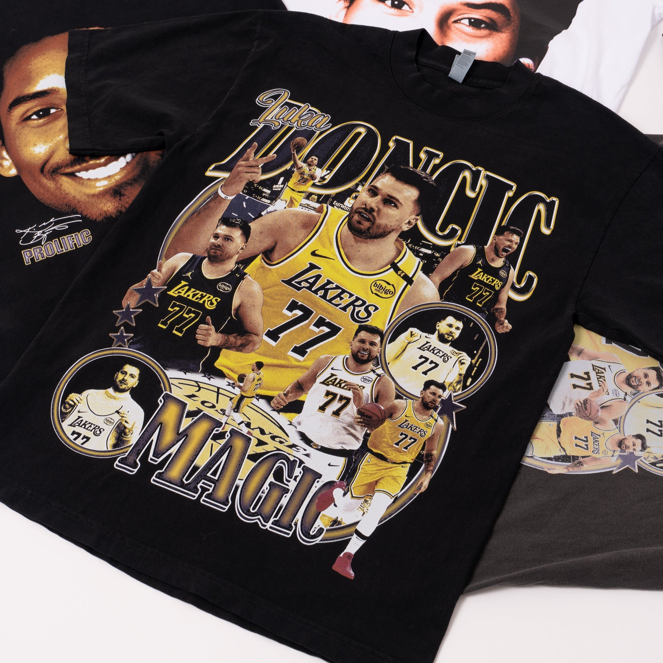 LUKA LAKERS TEE (BLACK)