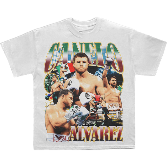 CANELO ALVAREZ TEE (WHITE)